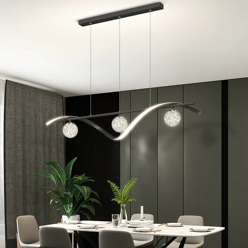 Decorbites™ Glasball-LED-Hängelampe für modernes Wohn- und Esszimmer