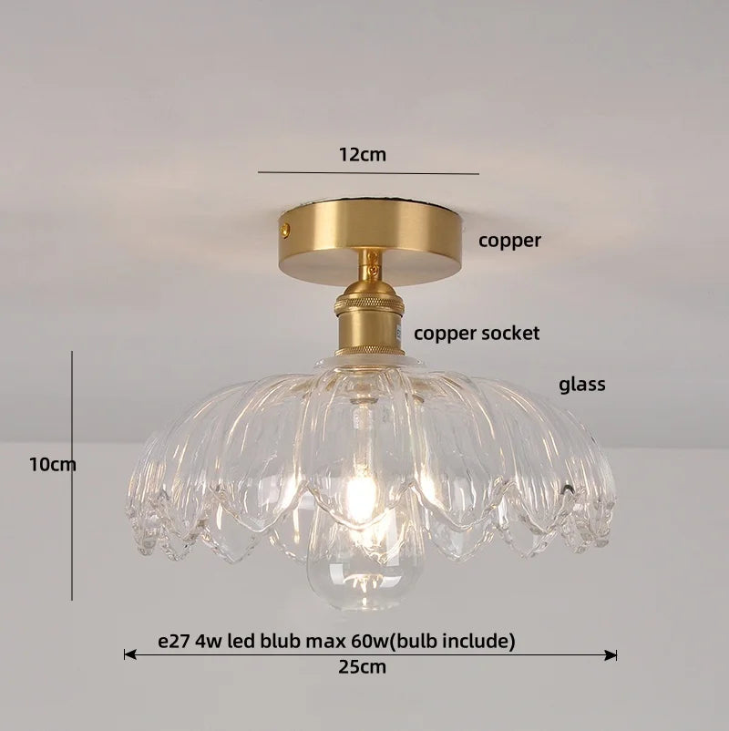 Decorbites™ Kristallglas Luxus-LED-Deckenleuchte für Flur, Schlafzimmer, Korridor und Innenraumdekoration