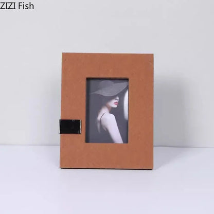 Decorbites™ Leder-Foto-Rahmen | Modernes Design Bildrahmen für Nachttisch & Schreibtisch-Dekoration