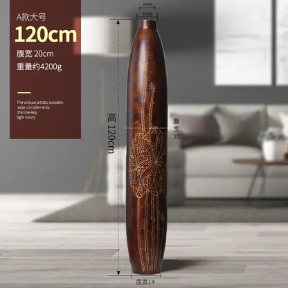 Decorbites™ Hohe Standvase für dekorative Pflanzen – Elegante Wohnraumausstattung für Wohnzimmer, Büro oder Hochzeit