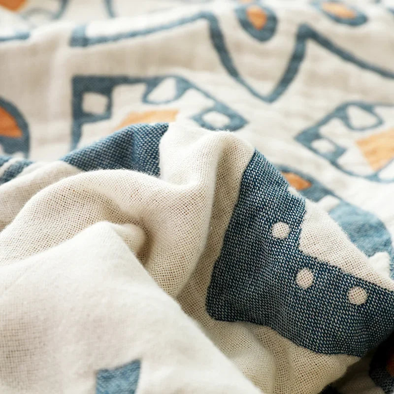 Decorbites™ Baumwolldecke im nordischen Stil - Weiche Sommerquilt für Einzel- und Doppelbetten - Boho-Haustextil-Deckbezug