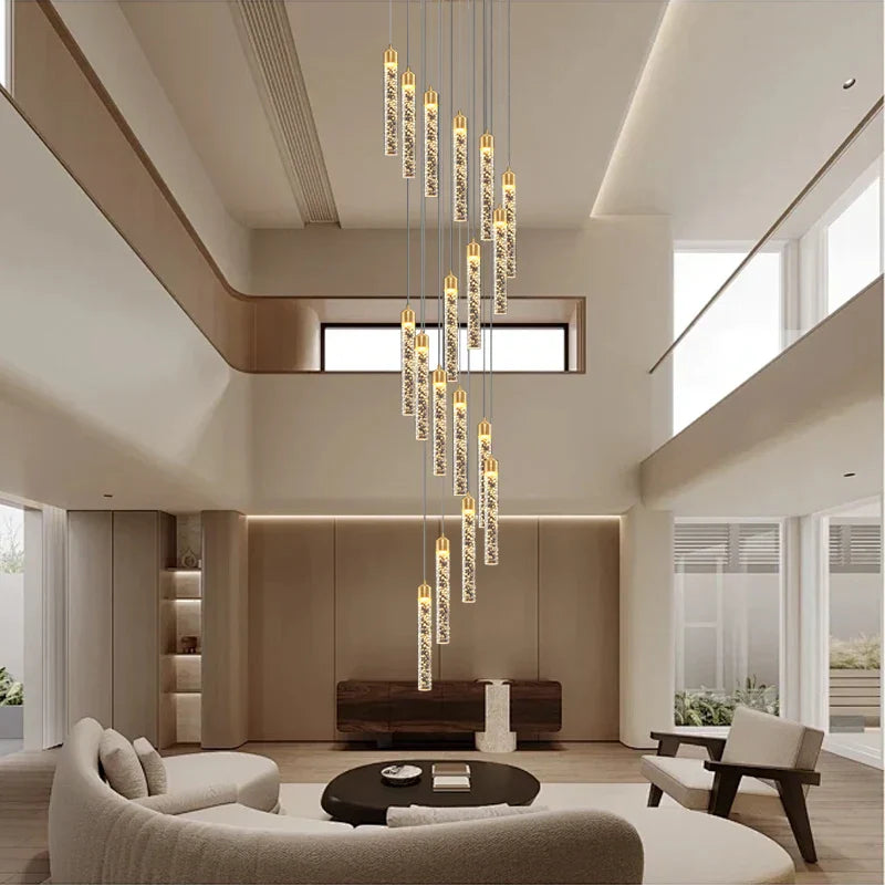DecorBites™ High-ceiling Room Pendant Lights Adjustable Luxury Fixture