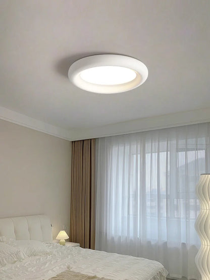 Decorbites™ LED-Deckenleuchte Creme für Mädchenzimmer – Moderne minimalistische Beleuchtung für das Schlafzimmer