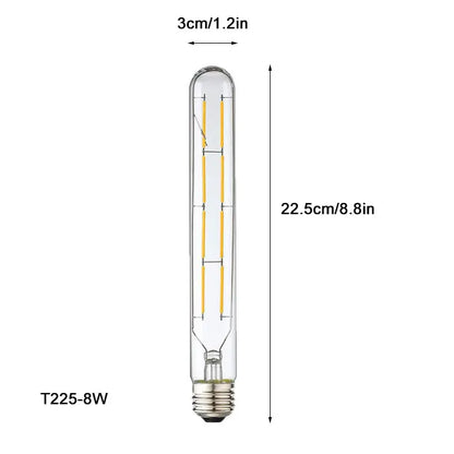 Decorbites™ LED-Filament-Tubus-Edison-Glühbirne 6000K T10 T185 T225 T30 T300 4W 6W 8W