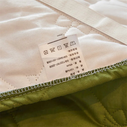 DecorBites™ Cotton Lace Ruffles Quilted Bed Skirt Set with Pillowcases