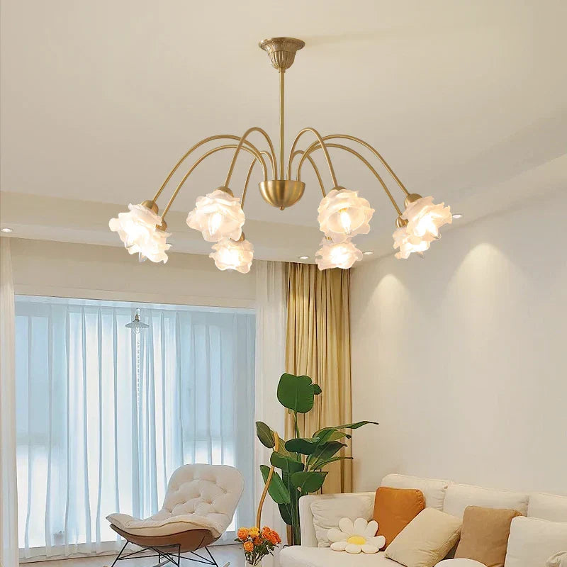 Decorbites™ Elegante Blumen-Lüster - Modern Retro Mittelalterlicher Stil für Wohnzimmer Esszimmer Schlafzimmer