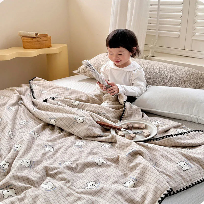 Printed Cooling Summer Blanket