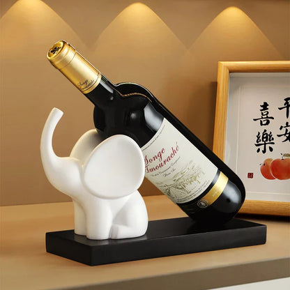 Decorbites™ Elefanten-Weinregal-Tischdekoration Heimdekoration Skulptur Handwerks-Kunst