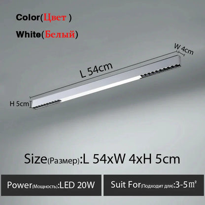 DecorBites™ LED Linear Ceiling Lamp for Living Room, Dining Room, Bedroom - Minimalist Design