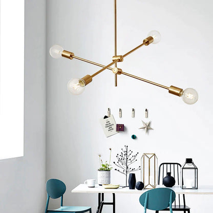 Decorbites™ Glas-Kugle-Globus-LED-Pendelleuchte - Nordisch Moderne Eisenstange Hängelampe
