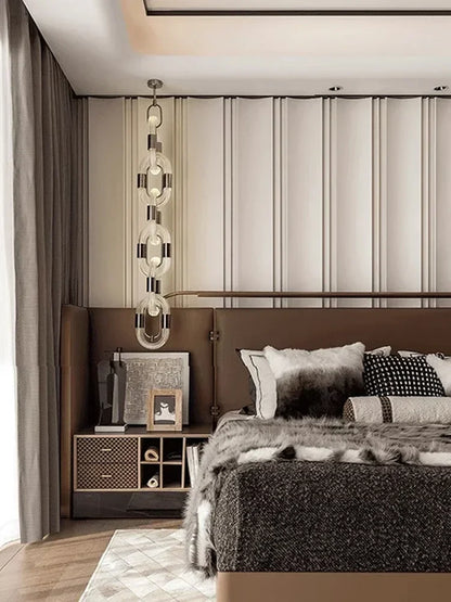 Decorbites™ Kristall-Goldkette-Hängelampe Deckenleuchte für die Hausdekoration