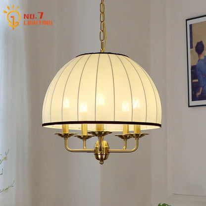 Decorbites™ Creme Neoklassische Pendelleuchte LED E27 Vintage Nordische Hängelampe