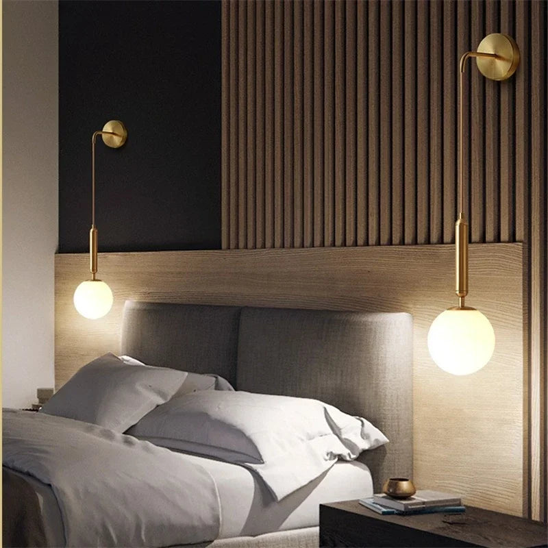 Decorbites™ Elegante Glas-Wandleuchte für Wohnzimmer Schlafzimmer LED-Beleuchtung