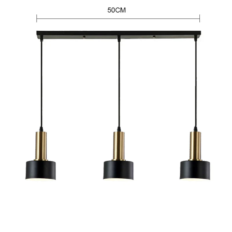 Decorbites™ Gold E27 LED Hängelampe Nordische Kronleuchter für Innenräume Wohnzimmer & Schlafzimmer