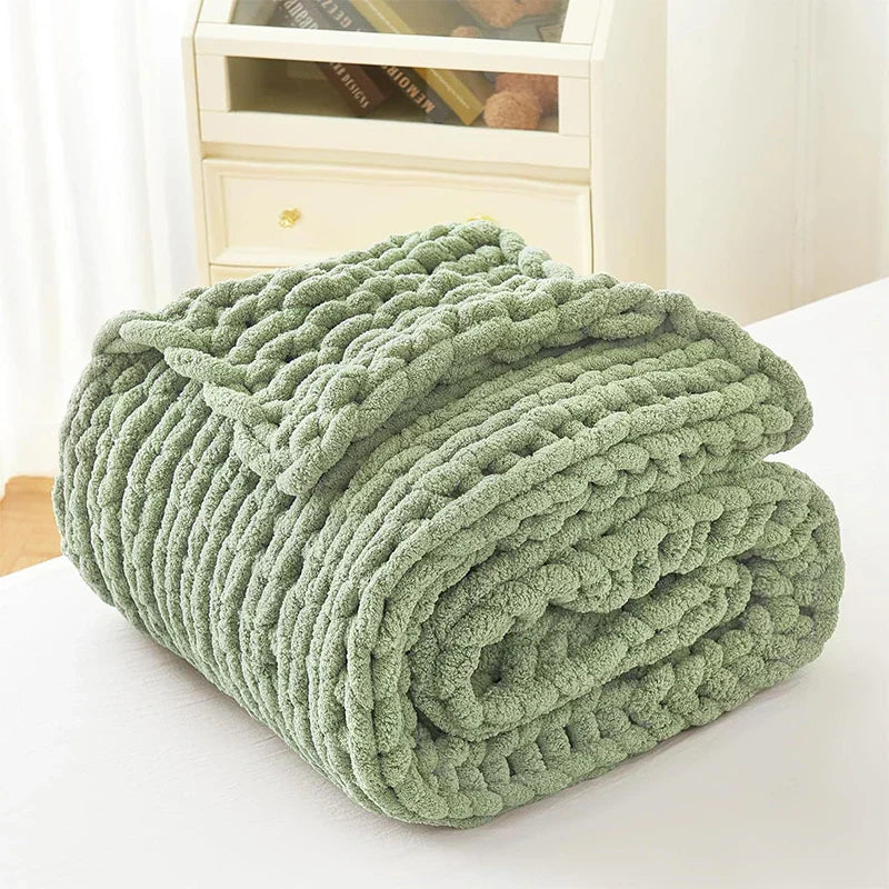 Decorbites™ Gemütliche Herbst-Fleece-Decke | Beidseitig warme Flanell | Langlebig & weich