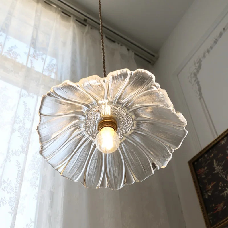 Decorbites™ Klares Glas Nordisches LED-Hängeleuchte mit Messingknopf-Schalter
