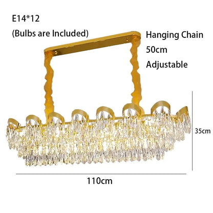 DecorBites™ LED Sunflower Crystal Ceiling Chandelier for Home Decor and Lighting Fixture