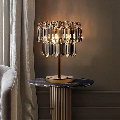 Decorbites™ Kristallbartischlampe Luxuriös Dimmbare 2700K Schreibtischleuchte Elegante Heimdekoration