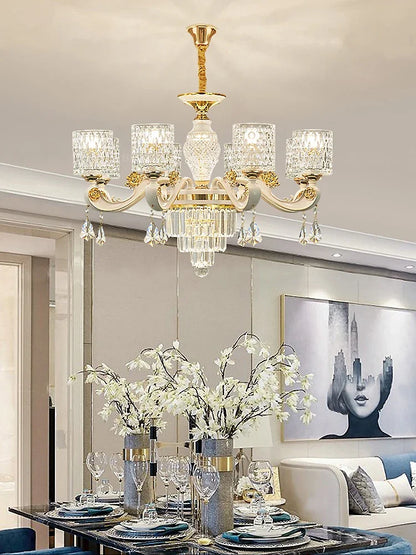 Decorbites™ Kristall-Deckenleuchter: Moderner europäischer Stil, hochwertiger Luxus für Wohnzimmer, Esszimmer