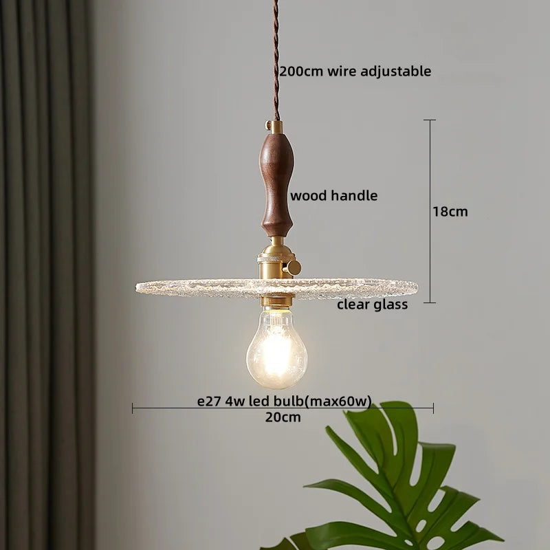 Decorbites™ Klar-Glas-Hängelampe im japanischen Stil mit LED-Hängeleuchten