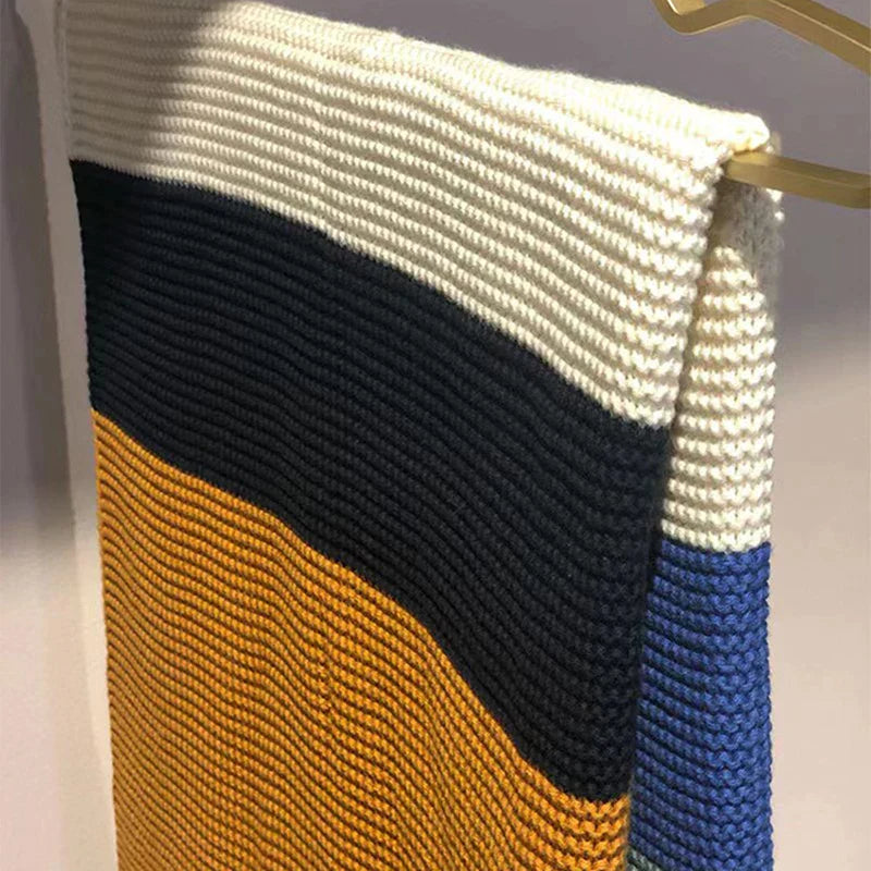 Decorbites™ Strick-Chenille-Decke für Bett und Sofa – Weich & Schick für die Heimdekoration