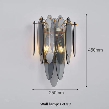 DecorBites™ Gold Metal Chain LED Pendant Lights for Modern Luxury Living Room