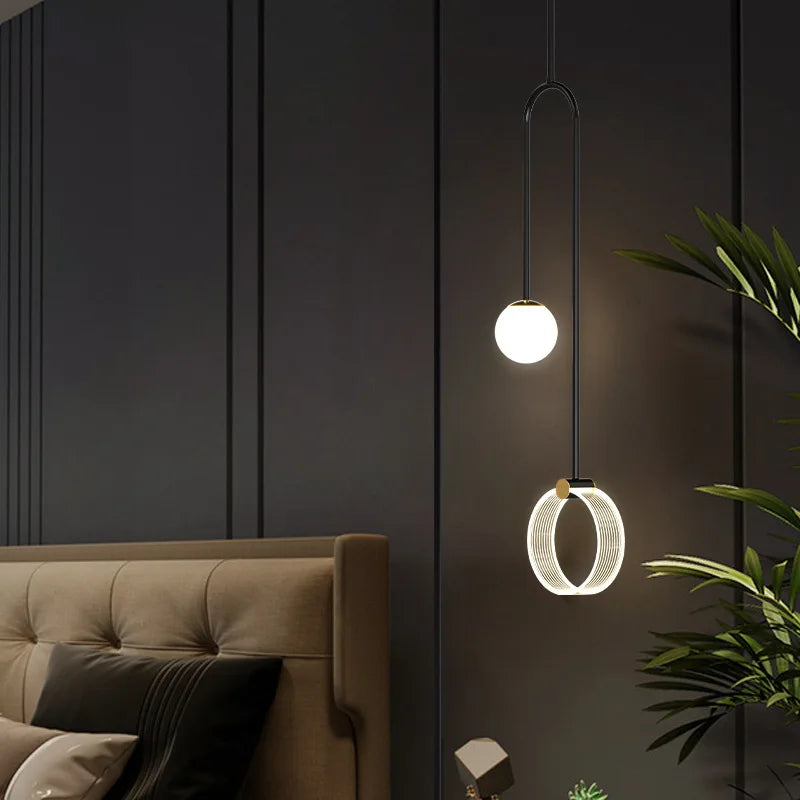 Decorbites™ Gold Luxus-LED-Hängeleuchte für Wohnzimmer, Schlafzimmer und Restaurant