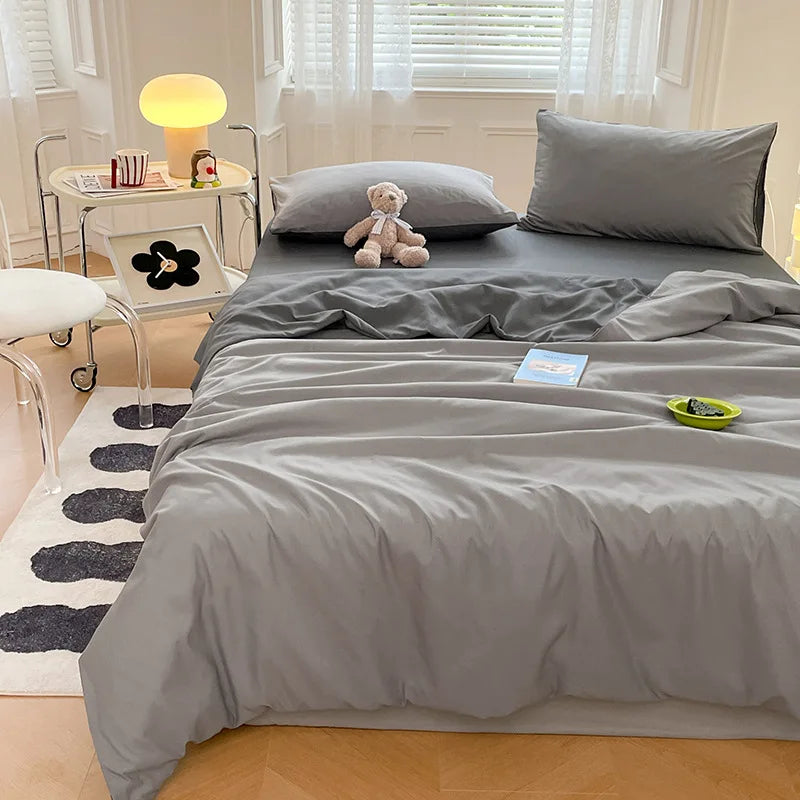 Decorbites™ Baumwoll-Geblümtes Daunenbettbezug Weiche Bettdecke Hautfreundliche Bettwäsche