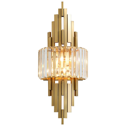DecorBites™ Crystal Wall Sconce Light: Nordic Luxury for Living Room, Corridor, Hall