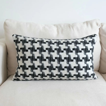 Decorbites™ Hahnentrittmuster-Häkel-Kissenbezug Nordisch Minimalistisches Dekokissen