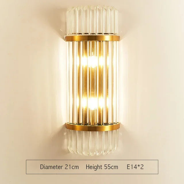 LED Crystal Wall Sconce