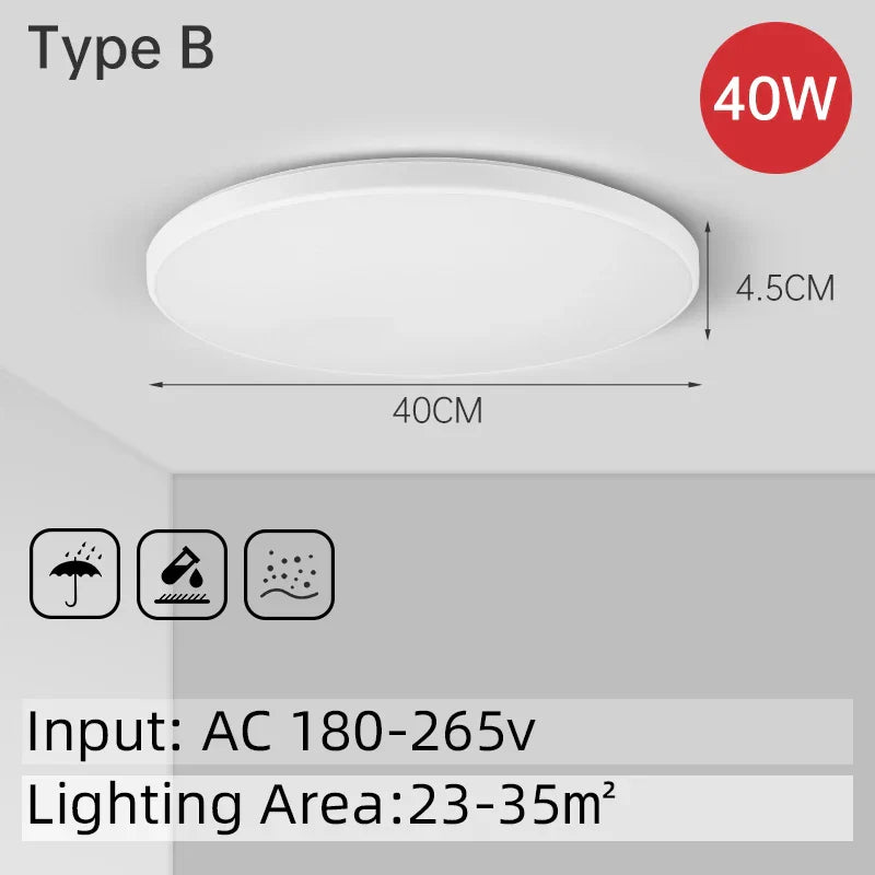 Decorbites™ LED-Deckenleuchter-Paneelleuchte für Heimdekoration und Beleuchtung