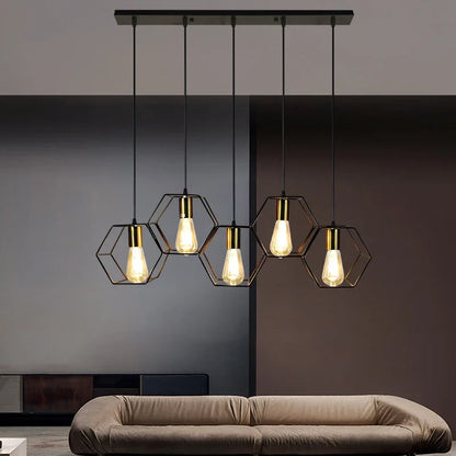 Decorbites™ Industrielle LED-Hängeleuchte für Esszimmer und Wohnzimmer