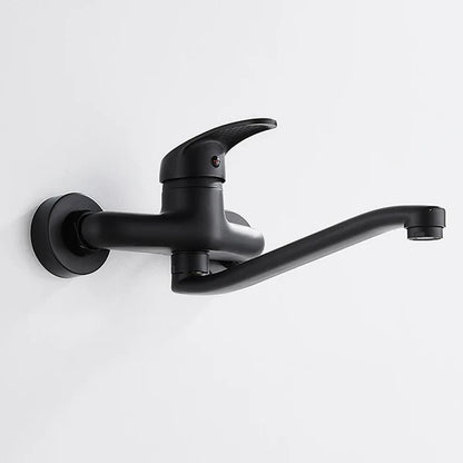 Decorbites™ Duale Loch Küchenarmatur, Schwarz Messing Chrom Mischbatterie für Spüle