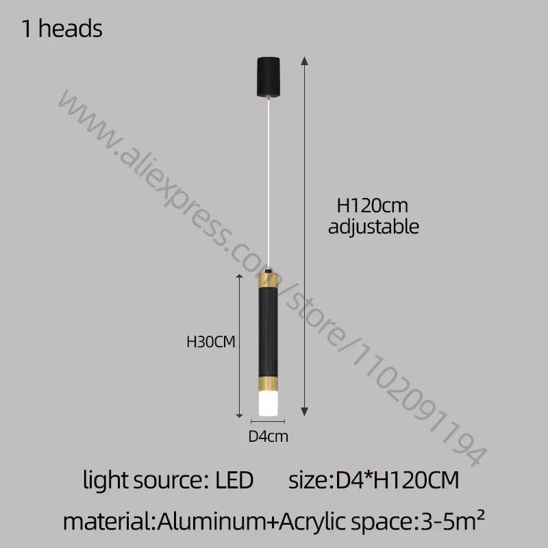 Decorbites™ LED-Kronleuchter: Modernes nordisches Acryl-Luxusbeleuchtung für die Hausdekoration