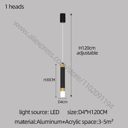 Decorbites™ LED-Kronleuchter: Modernes nordisches Acryl-Luxusbeleuchtung für die Hausdekoration