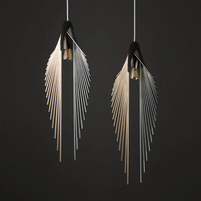 DecorBites™ Leaf Chandelier LED Pendant Light Modern Minimalist Hanging Lamp for Home Decor