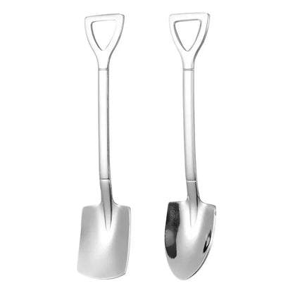 Decorbites™ 4-teiliges Set aus Edelstahl-Löffeln für Kaffee, Tee, Desserts und Eiscreme