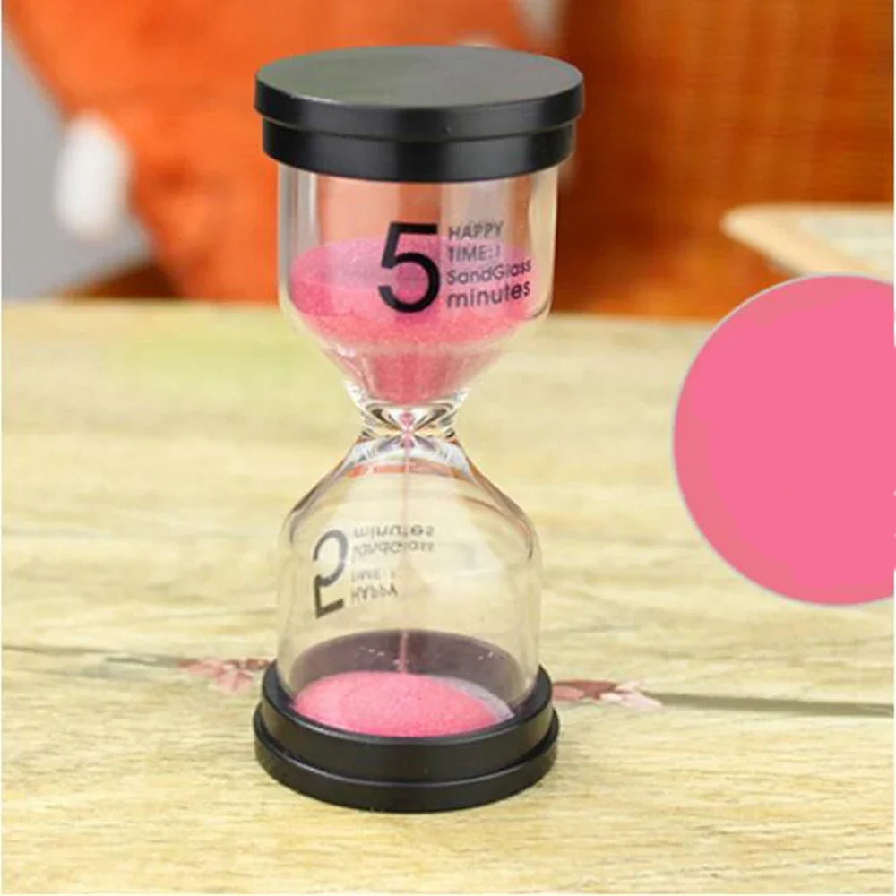 Decorbites™ Kinder 30-Minuten Sanduhr Timer für Hausaufgaben, Zähneputzen, 7 Farben