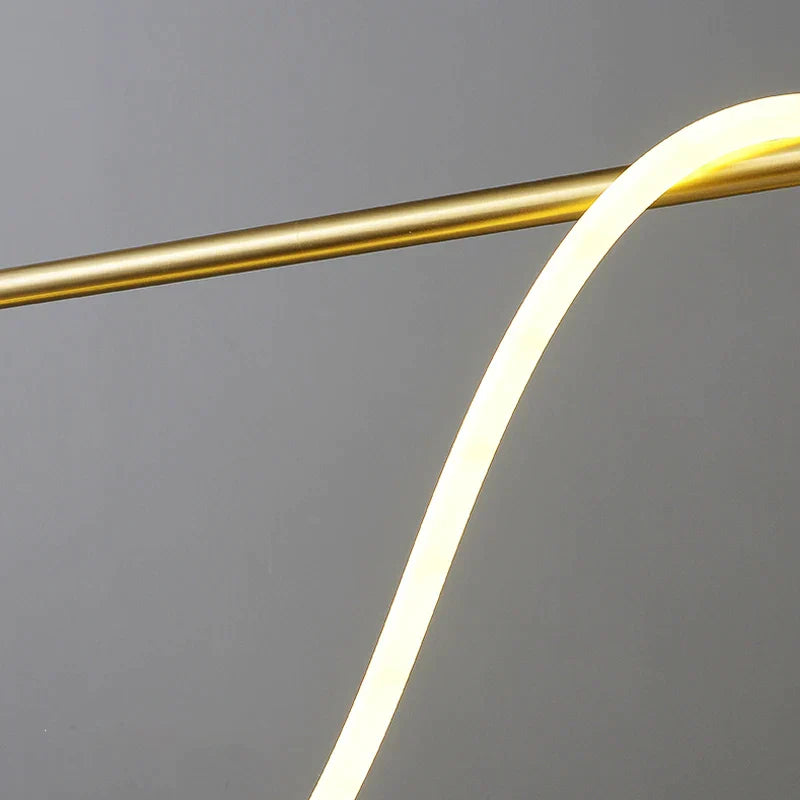 Decorbites™ Circle Note Linear Light: Modern minimalist nordisches Pendellicht für Schlafzimmer, Wohnzimmer