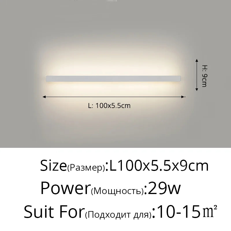 Decorbites™ Acryl-LED-Wandleuchten mit Haken für Schlafzimmerregale & Hintergrundwanddekoration