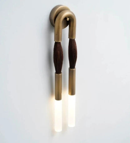 Decorbites™ Designer Quasten U-förmige Wandlampe - Gold/Silber/Schwarzes Metall - Hotel Wohnen Korridor
