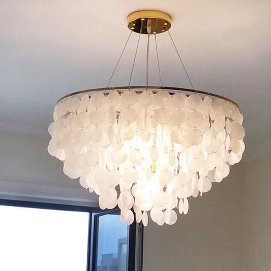 Decorbites™ Goldene Schalen-Kronleuchter-Laternen für Wohnzimmer, Restaurant und Schlafzimmer