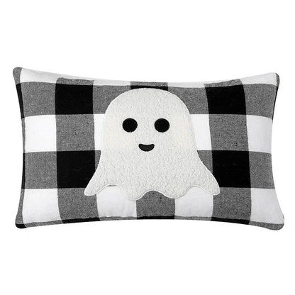 Decorbites™ Halloween-Geister-Stickkissen für gemütliche Wohnzimmer-Sofarast