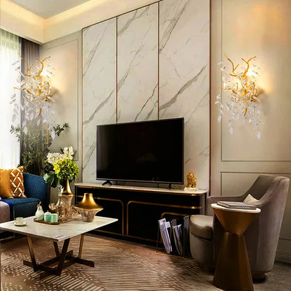 DecorBites™ Crystal Wall Lamp: High-End Nano Technology Luxury LED Lighting for Home Décor