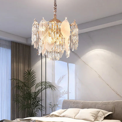 Decorbites™ Kristall-Blätter-Kronleuchter: Elegante postmoderne Beleuchtung für Wohnzimmer, Esszimmer, Schlafzimmer