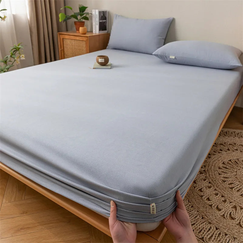 Decorbites™ Grobe Baumwoll-Bettwäsche für Queensize mit Spannbettlaken und Kissenbezügen