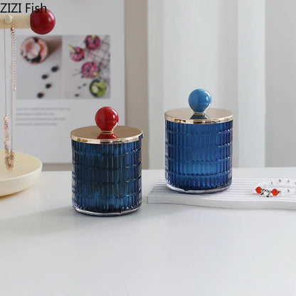 Decorbites™ Glas-Teedose Süßigkeitenpot Keramikball Dekoratives Aufbewahrungsglas