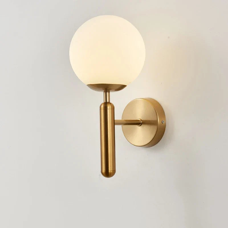 DecorBites™ Glass Ball Wall Lamp Metal Wall Lights for Modern Living Room Decoration