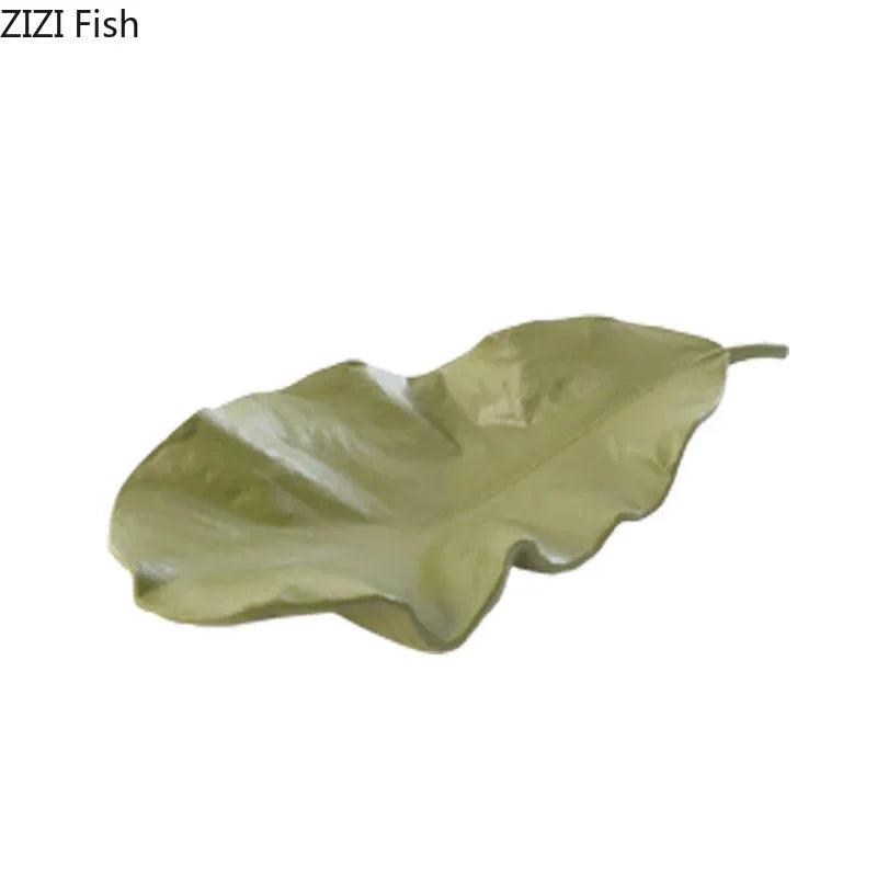 Multicolor Leaves Jewelry Tray
